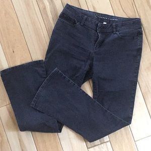 Black washed jeans